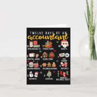 12 Days Of An Accountant, Xmas Party, Funny Accoun