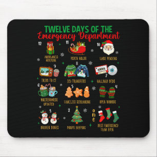 12 Days Of An Emergency Department Er Nurse Christ Mouse Mat