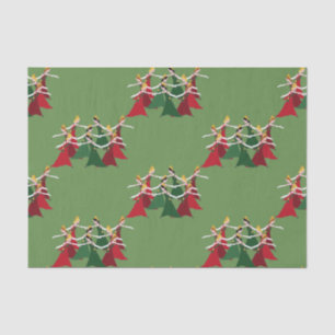 12 Days of Christmas 9 Ladies Dancing Tissue Paper