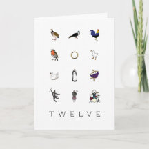 12 Days of Christmas Card
