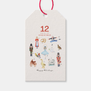 12 DAYS OF CHRISTMAS  GIFT TAGS