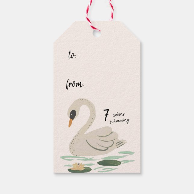 12 Days of Christmas Gift Tags (Back)