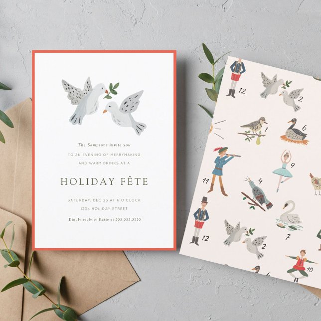12 Days of Christmas Holiday Party Invitations (Creator Uploaded)