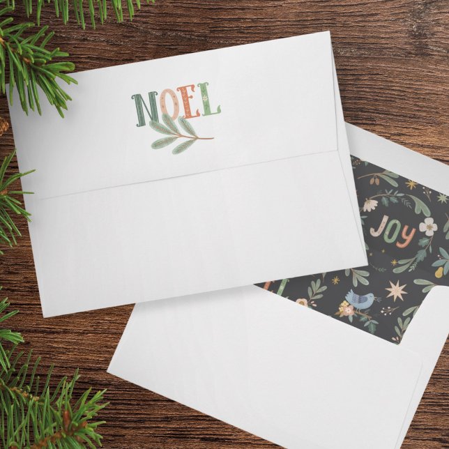 12 Days of Christmas Holiday Pattern Envelope (12 Days of Christmas Holiday Pattern Envelope by Ricaso with NOEL to the back and pattern inside)