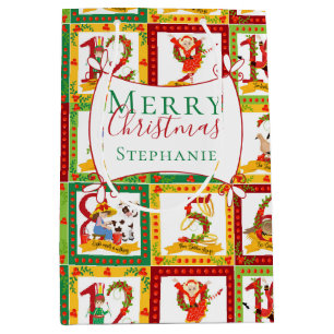 12 Days of Christmas Medium Gift Bag