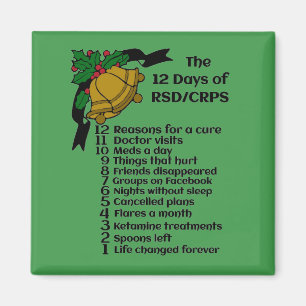 12 Days of Christmas...RSD/CRPS Magnet