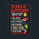 12 Days Of Dispatching Christmas Pajama X-mas Disp Fleece Blanket<br><div class="desc">12 Days Of Dispatching Christmas Pajama X-mas Dispatcher</div>
