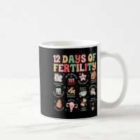 12 Days Of Fertility Ivf Nurse Christmas Ob Gyn Tr