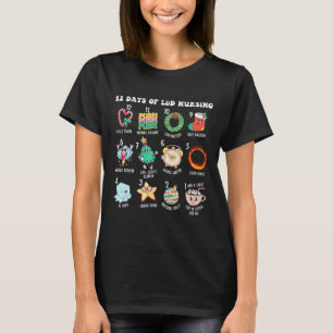 12 Days Of Landd Unit Nursing Labour And Delivery T-Shirt