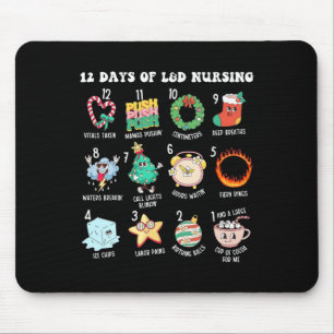 12 Days Of Landd Unit Nursing Labour Delivery Nurs Mouse Mat