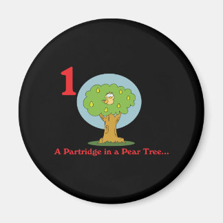 12 days partridge in a pear tree magnet