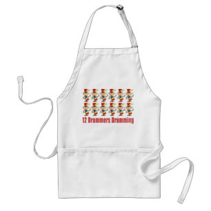 12 Drummers Drumming Aprons