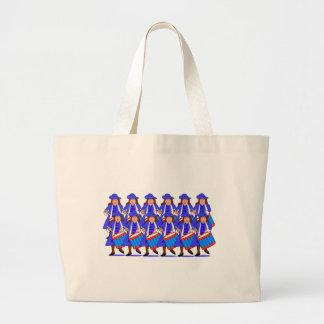 12 Drummers Drumming Large Tote Bag