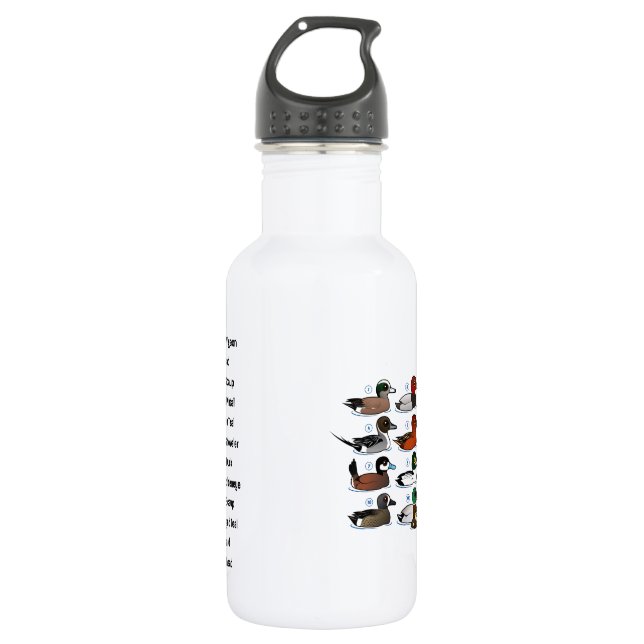 12 Ducks with Key 532 Ml Water Bottle (Front)