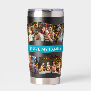 12 Family Photo Template Love My Family Insulate Insulated Tumbler