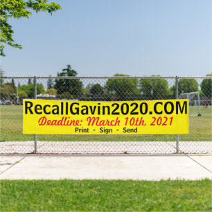 12 foot Print, Sign, Send Banner