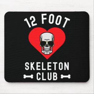 12 Foot Skeleton Club Giant Skelly Gles Valentine' Mouse Mat