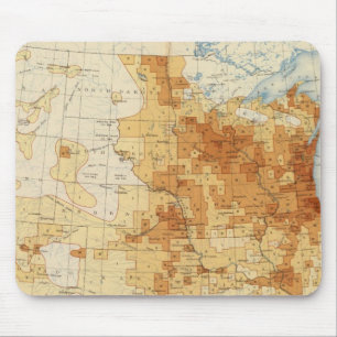 12 Foreign born 1890 Mouse Mat