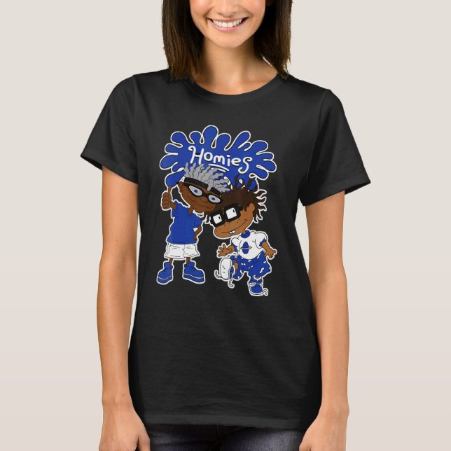 12 Hyper Royal Melanin Kids 90s   Hyper Royal 12s T-Shirt (Front)