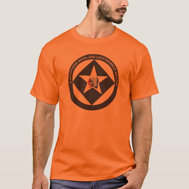 12 Infbat Mobile Brigade logo 2 T-Shirt (Front)