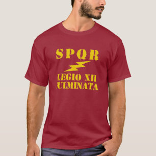 12 Julius Caesar's 12th 'Thunderbolt' Legion T-Shirt