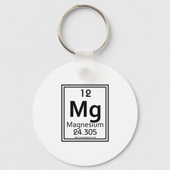 12 Magnesium Key Ring (Front)
