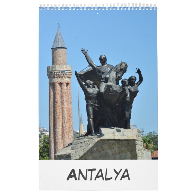 12 month Antalya, Turkey Calendar (Cover)