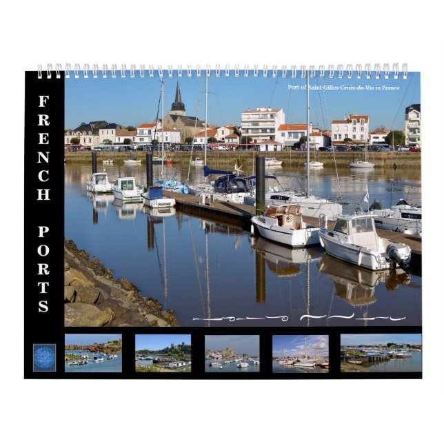 12 month calendar of french ports (Cover)
