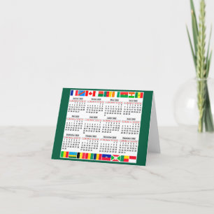 12 month calendar of the year 2025  holiday card