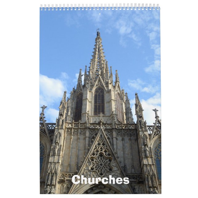 12 month Churches Photo wall Calendar (Cover)