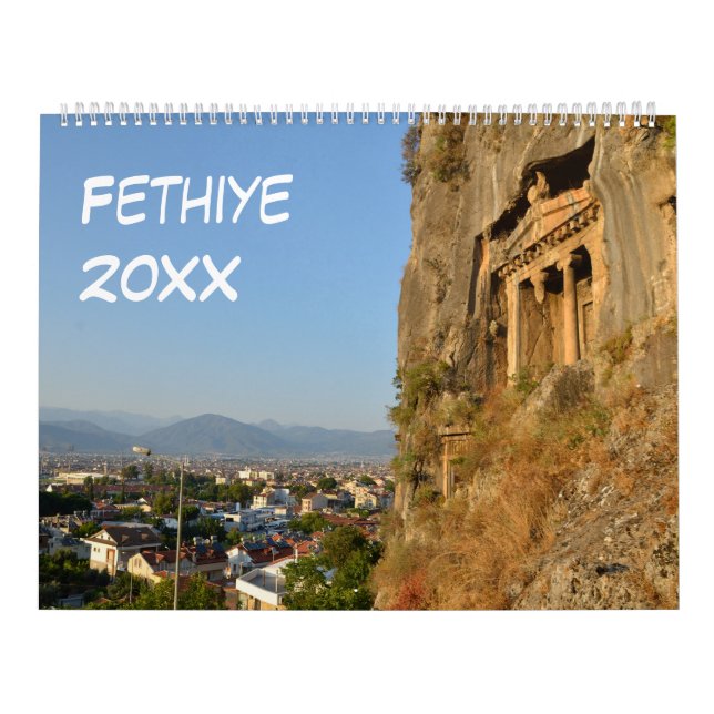 12 month Fethiye, Turkey Calendar (Cover)