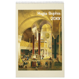 12 month Hagia Sophia Wall Calendar
