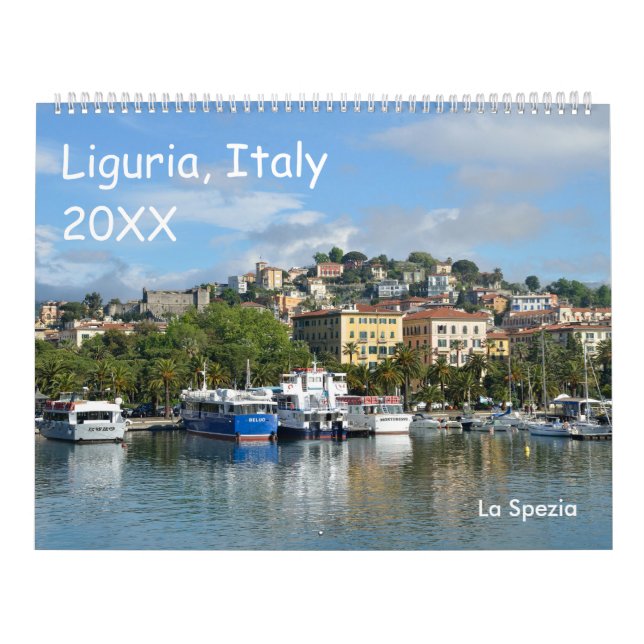 12 month Liguria, Italy Calendar (Cover)