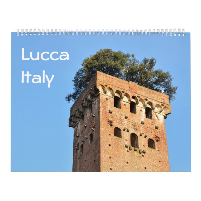 12 month Lucca, Italy Photo Calendar (Cover)