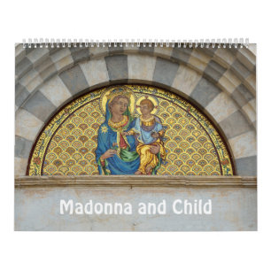 12 month Madonna and Child Calendar