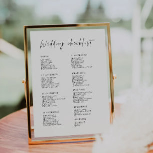 12 Month Modern Wedding Checklist