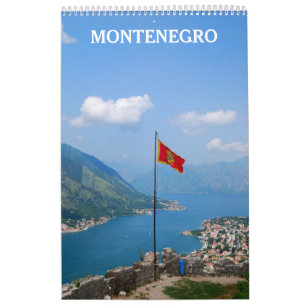 12 month Montenegro Photo Calendar