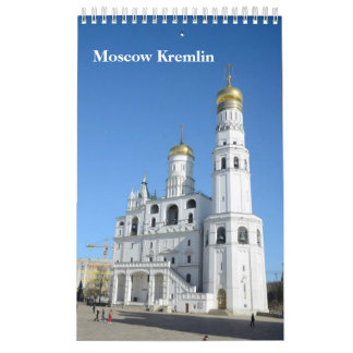 12 month Moscow Kremlin Calendar