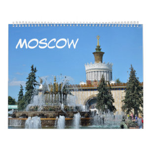 12 month Moscow VDNKh Calendar