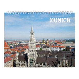 12 month Munich Wall Calendar