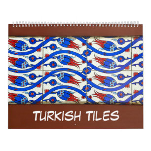 12 month of Turkish Tiles Calendar