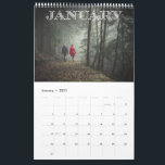 12 month photo calendar<br><div class="desc">Customise cover and back as well as each page with a large photo</div>