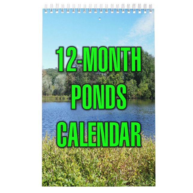12-Month Ponds Calendar (Cover)