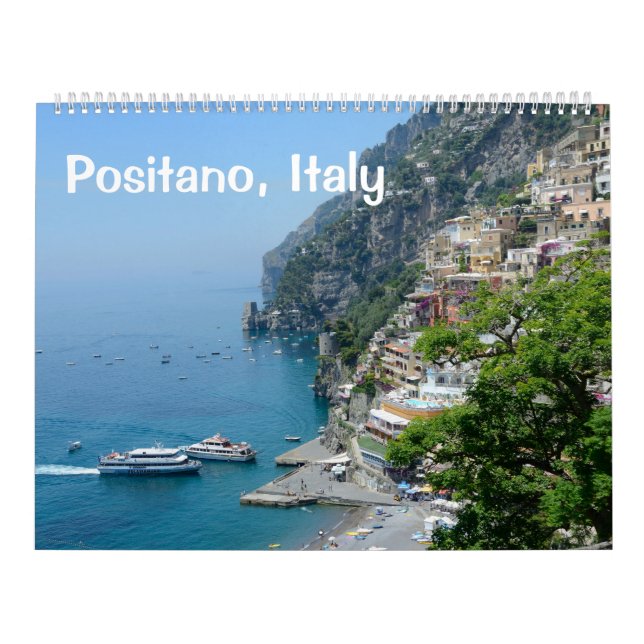 12 month Positano Calendar (Cover)