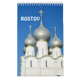 12 month Rostov, Russia Photo Calendar