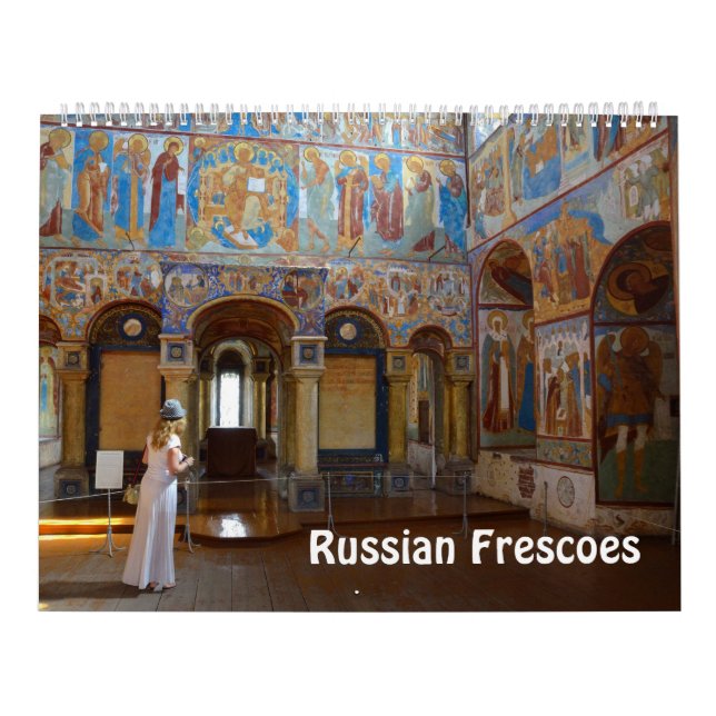 12 month Russian frescoes Photo Calendar (Cover)