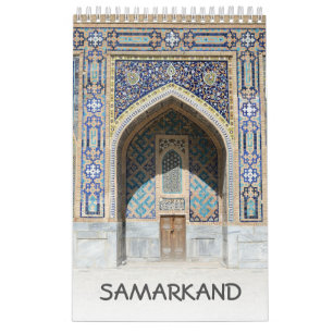 12 month Samarkand, Uzbekistan Calendar