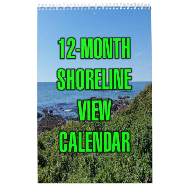 12-Month Shoreline View Calendar (Cover)