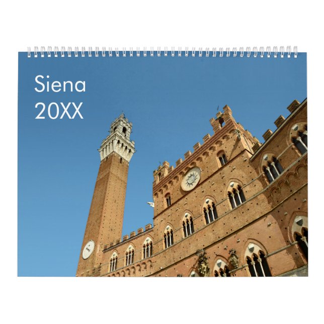 12 month Siena (Italy) calendar (Cover)