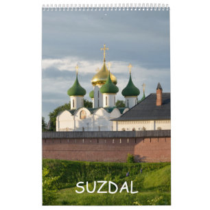 12 month Suzdal, Russia Calendar